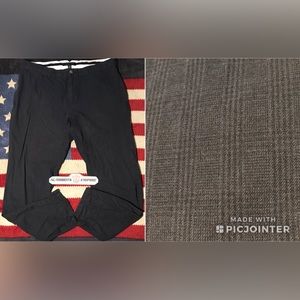 Vintage Tommy Hilfiger Cross Pattern Navy Blue Chino Pants 36x32 Rlpc rl Rlx Thj